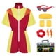 thumbnail image 3 of Disfraz de fantasía hippie de los años 80 y 90 para mujer, disfraz de fiesta disco, cosplay, para mujer adulta, para Halloween, carnaval, ropa rockera vintage, hip-hop, 3 of 5