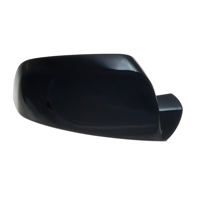 Convient 2015-2018 Ford Edge Coast To Coast Couverture de Miroir Extérieur MC6272B Demi-Couverture Supérieure; Noir Brillant; Plastique ABS; Ensemble de 2