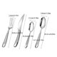 thumbnail image 2 of Monstrate Juego de cubiertos Premium de acero inoxidable, 24 pack/lote, aspecto elegante para una experiencia gastronómica lujosa Mostrada, 2 of 6