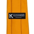 thumbnail image 5 of Mens Solid Pumpkin Gold Ties Necktie, 5 of 5