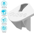 thumbnail image 5 of Soporte para monitor de bebé Vusee Anywhere - Soporte universal para cámara de bebé; Soporte para cámara de seguridad interior - Estante adhesivo pequeño de Storage Theory - 1 paquete, blanco, 5 of 5