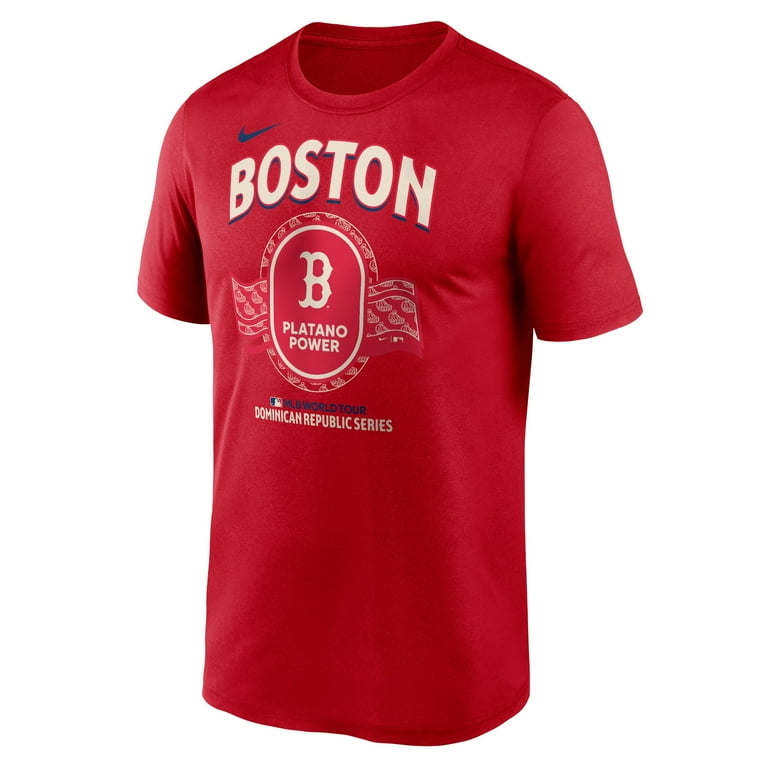 Men's Nike Red Boston Red Sox Dominican Republic Series Legend T