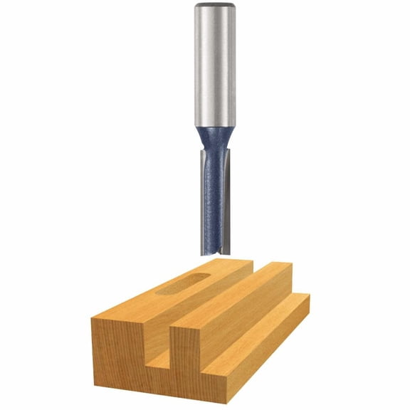 Bosch 5/16 Inch X 3/4 Inch Carbide Tipped 2-Flute Straight Bit