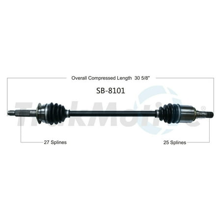 CV Axle Shaft Fits select: 2012-2016 SUBARU IMPREZA