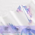 thumbnail image 4 of Dreamtimes Watercolor Butterflies Bath Towels Set 1 Bath Towel 1 Washcloth Extra Absorbent 100% Cotton Towels, Super Soft Bathroom Towels for Home, Hotel, 4 of 7