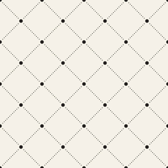 MuralsPrint Repeating Geometric Tiles with Dotted Rhombus Peel and Stick Wallpaper, Removable Eco-friendly Wallpaper, 10'L x 24''W