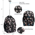 thumbnail image 2 of Mochila con ruedas para portátil KROSER Premium de 17 pulgadas para mujer, 2 of 6