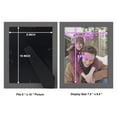 thumbnail image 5 of Modern Real Wood 8x10 inch Picture Frame in Gray, 5 of 7