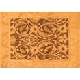 thumbnail image 1 of Ahgly Company Indoor Rectangle Abstract Orange Modern Area Rugs, 5' x 7', 1 of 4