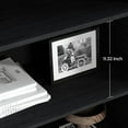 thumbnail image 4 of 5 Tier Wooden Bookshelf with Storage, Retro Bookcase with Rattan Doors, Tall Book Stand for Living Room, Bedroom,Home Office, Kitchen, 4 of 9