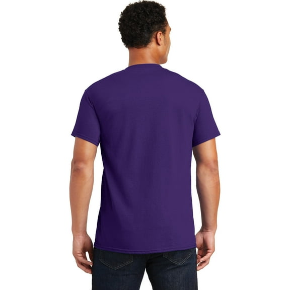 Gildan Mens Ultra Cotton T-Shirt, XL, Purple (Pack of 2) 2 Purple