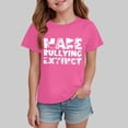thumbnail image 4 of Gubotare Girls Tops Trendy Girls Shirt Girls T Shirt Short Live Shirts Tee Tops Size 11-12 (Light Purple,11-12 Years), 4 of 5