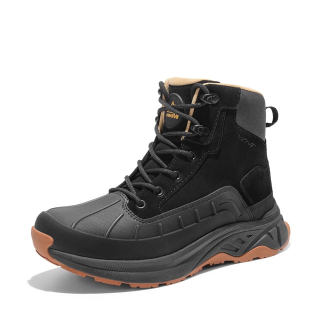 Botas de senderismo NORTIV 8 SNHB2312W impermeables para mujer, talla 7.5, color negro