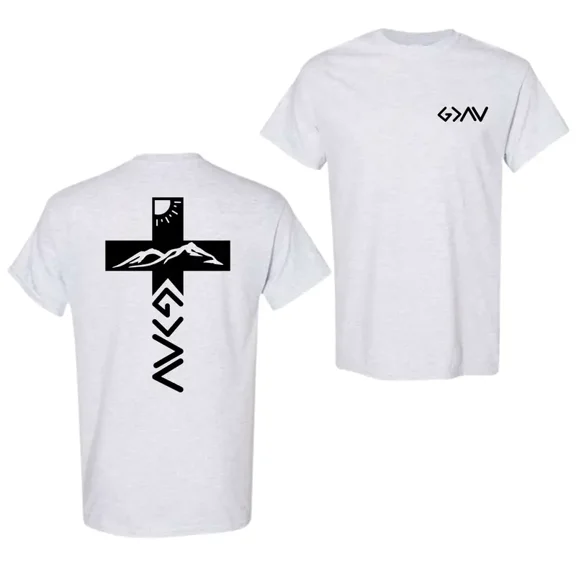 Christian Faith T-Shirt – “God Is Greater Than the Highs and Lows” Bible Verse Tee, Inspirational Gift for Men & Women