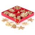 thumbnail image 2 of Christmas Tree Decoration, Straw Christmas Tree Ornaments, 2 of 5