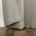 thumbnail image 6 of Sun Zero Nolan 1-Piece Energy Saving Blackout Grommet Curtain Panel, 54"X108", Stone, 6 of 9