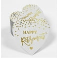 thumbnail image 2 of Inkdotpot Real Gold Foil Happy Retirement Tag Favor Hang Paper Tag 100 Pieces, 2 of 8