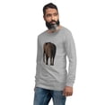 thumbnail image 2 of Elephant Unisex Long Sleeve Tee (Athletic Heather, L), 2 of 3