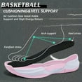 thumbnail image 2 of Bolognifi Men's Basketball Shoes Athletic Breathable Mesh Non Slip Durable Lightweight Shock-absorbing Casual Running Shoes, 2 of 6