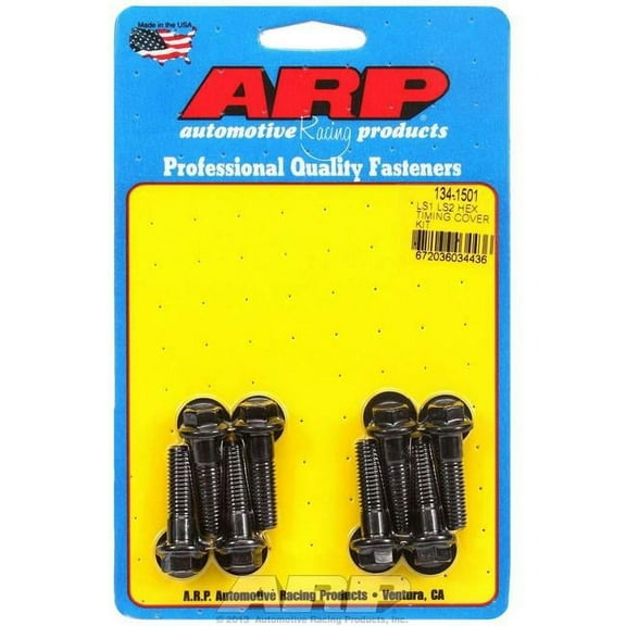 ARP 134-1501 6-Point Chromoly Steel Timing Cover Bolt Kit for Chevrolet LS1 & LS2
