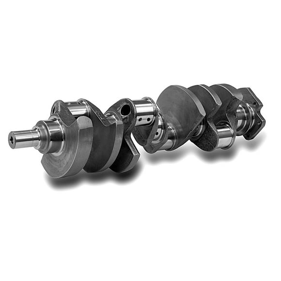 Scat Manivelles 9-350-3750-6000 Vilebrequin Série 9000 pour une Utilisation avec Chevy Petit Bloc 350; Fonte; Course de 3,750 Pouces; Équilibre Interne; 2 Pièce Joint Principal Arrière