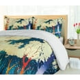 thumbnail image 5 of Ambesonne Fantasy Duvet Cover Sets, Trees Fiction Forest, 2-King, Multicolor, 5 of 7