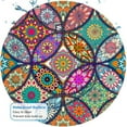 thumbnail image 7 of Bosobo Bosobo Mouse Pad, Round Mandala Mouse Mat, Cute Mouse Pad With Design, Non-Slip Rubber Base Mousepad With Stitched Edge, Waterproof Women Office Mouse Pads, Small Size 7.9 X 7.9 Inch, Pretty M, 7 of 7