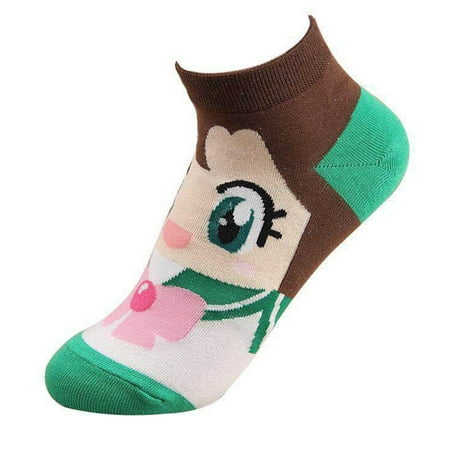

DejavYOU Sailor Moon Socks Set Sailor Guardians Cotton Socks Cute Anime Figures Printed Short Socks Gift for Womens(one size)