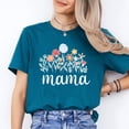 thumbnail image 2 of Bella Canvas Floral Patterned Cotton T-Shirt Mother's Day Birthday Gift, 2 of 5