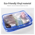 thumbnail image 2 of 3Pcs Crystal Clear PVC Travel Toiletry Bag Kit for Women Men, Waterproof Vinyl Organizer Makeup Bags with Zipper Handle Straps, Cosmetic Bag Pouch Carry on Airport Airline Compliant Bag Handbag, 2 of 10