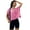 Pink, variant on Women Short Sleeve Workout Shirts Open Back Tops Casual Yoga Y2k Athletic Gym Slouchy Crop Running Tees Grey S