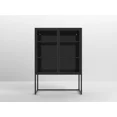 thumbnail image 4 of Storage Cabinet, 47.2 Inches Metal Cabinet with Storage Shelves and Double Circle Mesh Doors, Cabinet for Garage and Utility Room, Home, Office, Dining Room,Basement, Living Room, Black, 4 of 6