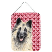Belgian Tervuren Hearts Love and Valentines Day Portrait Wall or Door Hanging Prints