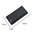 thumbnail image 5 of Mepaouo Ultra Slim Thin Women Wallet RFID Blocking Credit Card Holder Bifold Long Clutch Purse Black, 5 of 5