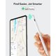 thumbnail image 2 of Lápiz Geo Digital con Función Buscar Compatible iPad 2018-2025 Pro Air Mini A16 Atajos USB-C Blanco Sin Carga Inalámbrica, 2 of 8