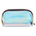 thumbnail image 1 of Bolsa de maquillaje holográfica para damas y damas de honor, bolsa de maquillaje portátil impermeable y bolsa de artículos de tocador transparente, 1 of 5