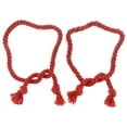 thumbnail image 3 of deevoka 2x1 Pair of Woven Rope Tiebacks Holdbacks for Blackout Curtains Red 2 Pcs, 3 of 6