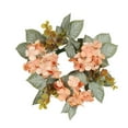 thumbnail image 4 of 仿真绿植渐变绣球花尤加利烛台 家庭聚餐婚礼餐桌蜡烛环装饰 渐变绣球尤加利烛台, 4 of 8