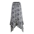thumbnail image 2 of Doublju Women's Flowy Handkerchief Hemline Midi Skirt (Plus Size Available), 2 of 4