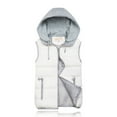thumbnail image 2 of Kcodviy 10 Colors Women Autumn Winter Warm Coat Vest Wadded Jacket Women Zip Mountain Headwear Jacket Women Casual Women Jacket Night Light Jacket Jackets With Hood For Women Wor, 2 of 7