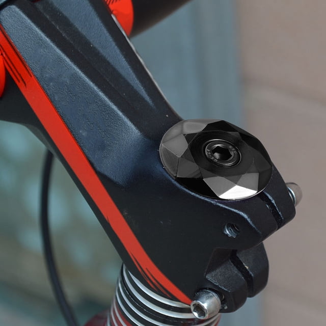 ROMANSENTIAL 1Ensemble Embout de Fourche avant de Vélo Noir en Alliage d'Aluminium Haute Résistance Accessoire de Rénovation