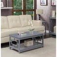 thumbnail image 2 of Pemberly Row Table Basse Moderne avec Étagère en Finition Bois Gris, 2 of 7