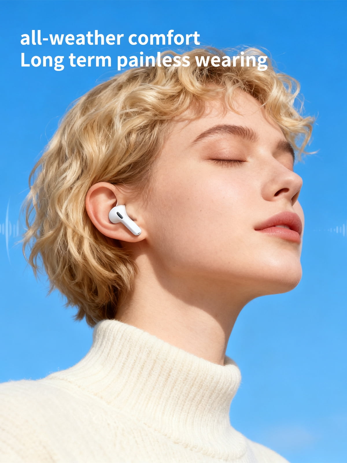 Wireless Bluetooth 5.4 Earbuds, Ear Buds Headphones 6D Stereo, Bluetooth Earbuds in-Ear Noise Cancelling Mic, 40H Playback Mini Case IPX5 Waterproof Sports Earphones for Android iOS