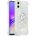 thumbnail image 3 of Glitter Clear Sparkly Bling Case for Samsung Galaxy A05, Flowing Liquid Quicksand Cover with Diamond Ring Holder Case for Samsung Galaxy A05  Colorful, 3 of 14