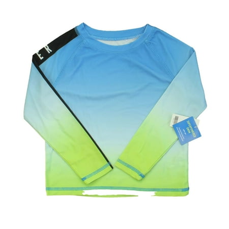 

Pre-owned Rockets Of Awesome Boys Blue | Green | Ombre Rashguard size: 5T