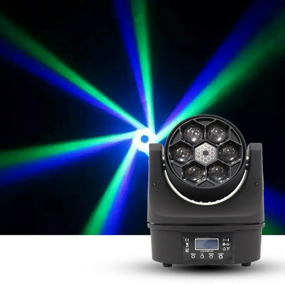 6x10W Bee Eyes Beam LED Moving Head Light for DJ Stage Disco Event Party Show US