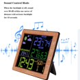 thumbnail image 3 of Relojes Escritorio Creativos Cgtredaw Relojes Pronóstico Del Tiempo con Pantalla LCD A Color para Interiores Y Exteriores, 3 of 9