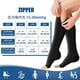 thumbnail image 2 of BEMS-6 pares de calcetines de compresión deportivos calcetines de compresión con cremallera, 2 of 4