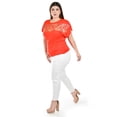 thumbnail image 2 of Blusa casual con lentejuelas Roman Fashion /Tallas Extras, 4047 (Naranja) naranja 40, 2 of 5