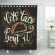 thumbnail image 1 of Cortina de ducha ABPHQTO Let Taco Bout It 152x180 cm poliéster retro, 1 of 2
